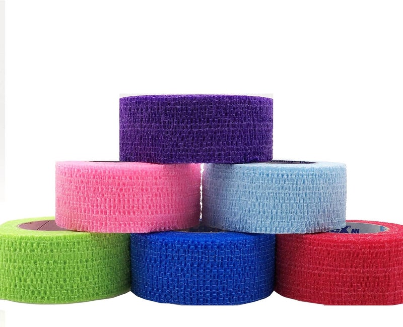Andover COFlex NL 1x5Yds Physician Color 12Pack Cohesive Flexible Elastic Latex Free Bandage Compression Self Adherent Wrap Vet Kids Children Animals Pets Cats Dogs Horses 5100PC
