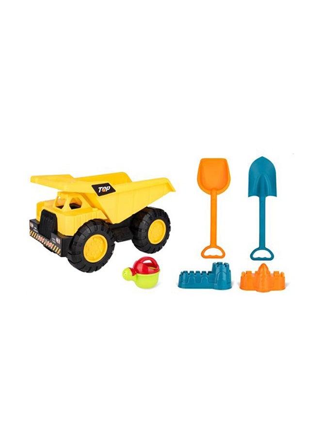 Power Joy - Beach Dump Truck Yellow Set 6 Pieces - Image 1