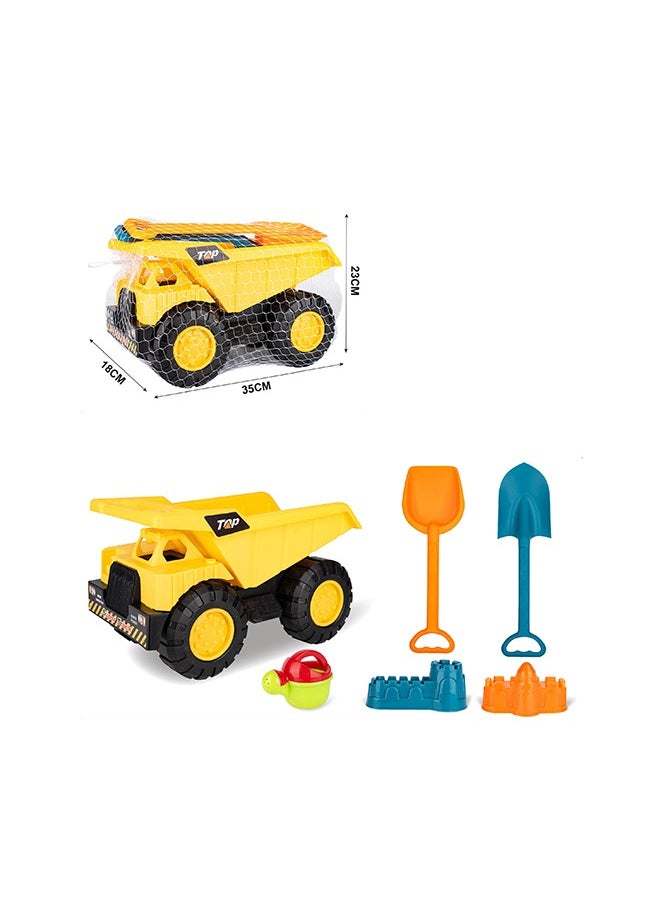 Power Joy - Beach Dump Truck Yellow Set 6 Pieces - Image 1