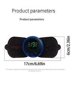 DIGI CORE Mini Ems Lymphatic Drainage Massager Pad For Arms Neck Shoulder Back Waist Legs  - Image 3