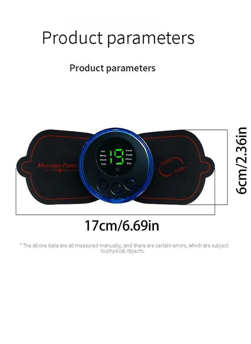 DIGI CORE Mini Ems Lymphatic Drainage Massager Pad For Arms Neck Shoulder Back Waist Legs  - Image 3