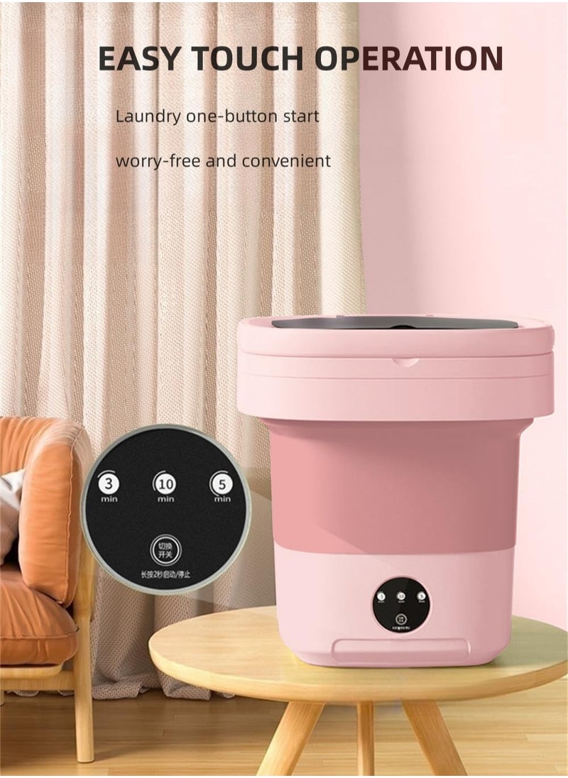 Hihonor Portable Washing Machine,Mini Washer,11l Upgraded Large Capacity Foldable Washer Deep Cleaning Of Underwear, Baby Clothes And Other Small Clothes.Suitable For Apartments, Dormitories, Hotels  - Image 5