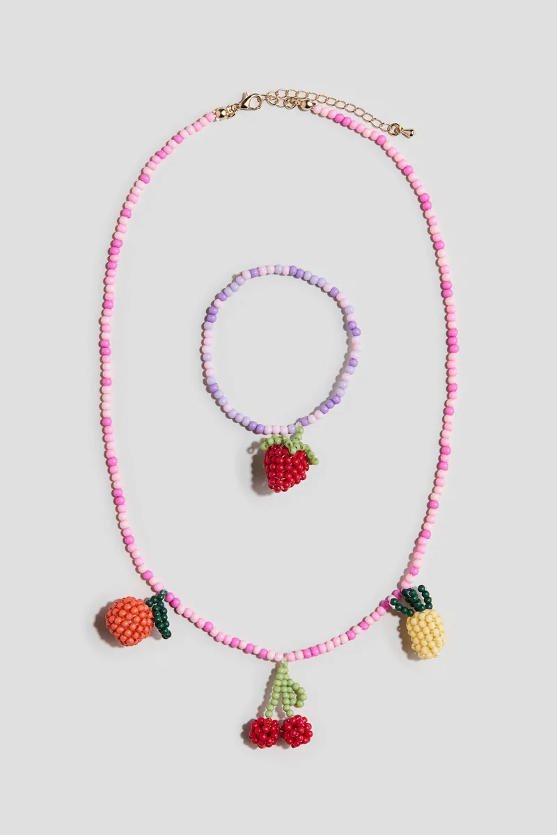 H&M 2-piece beaded jewellery set