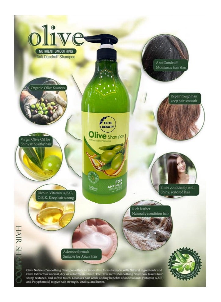 Elite Olive Shampoo Professional use Organic Formula Nourishing Strengthening - Image 2