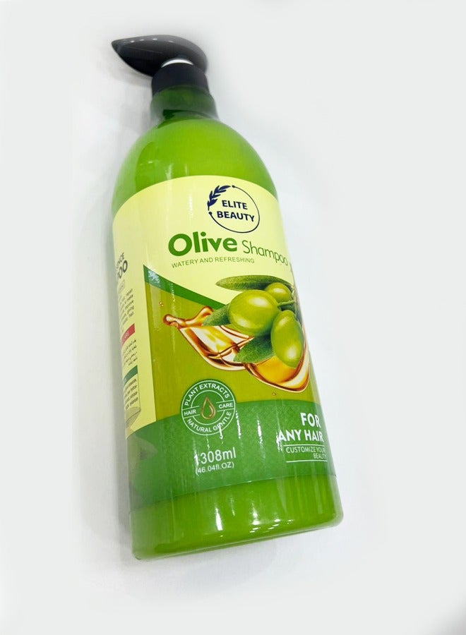 Elite Olive Shampoo Professional use Organic Formula Nourishing Strengthening - Image 1