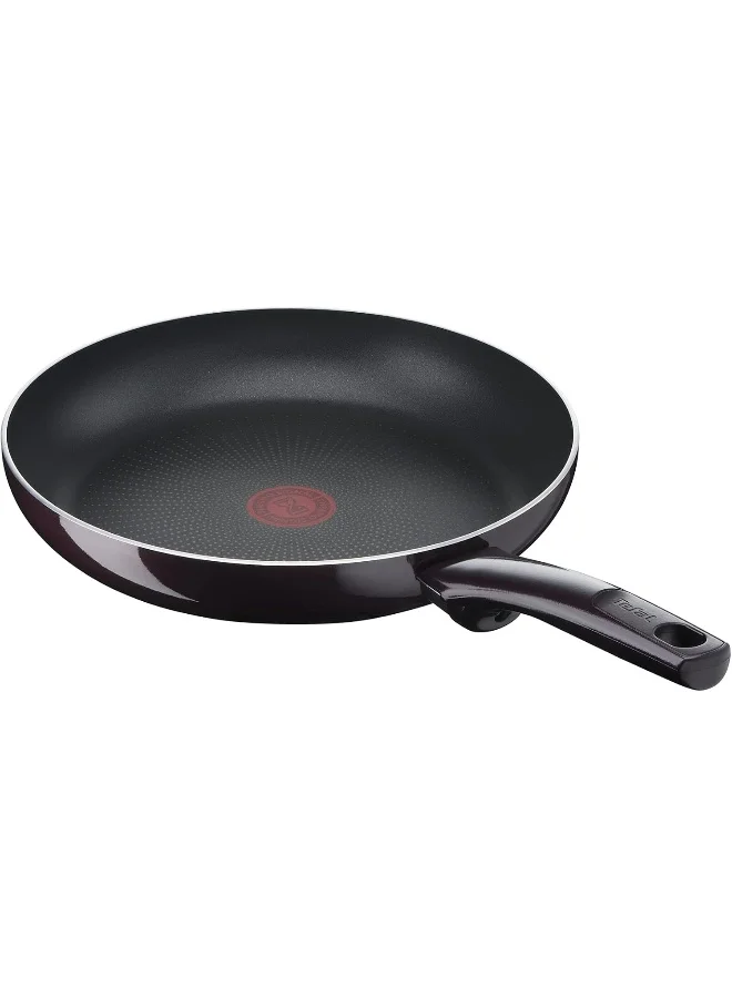 Tefal TEFAL Frying Pan | G6 Resist Intense 24 cm Non-Stick Frypan With Thermo Spot | Burgundy | 2 Years Warranty Black 24cm