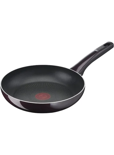 Tefal TEFAL Frying Pan | G6 Resist Intense 24 cm Non-Stick Frypan With Thermo Spot | Burgundy | 2 Years Warranty Black 24cm