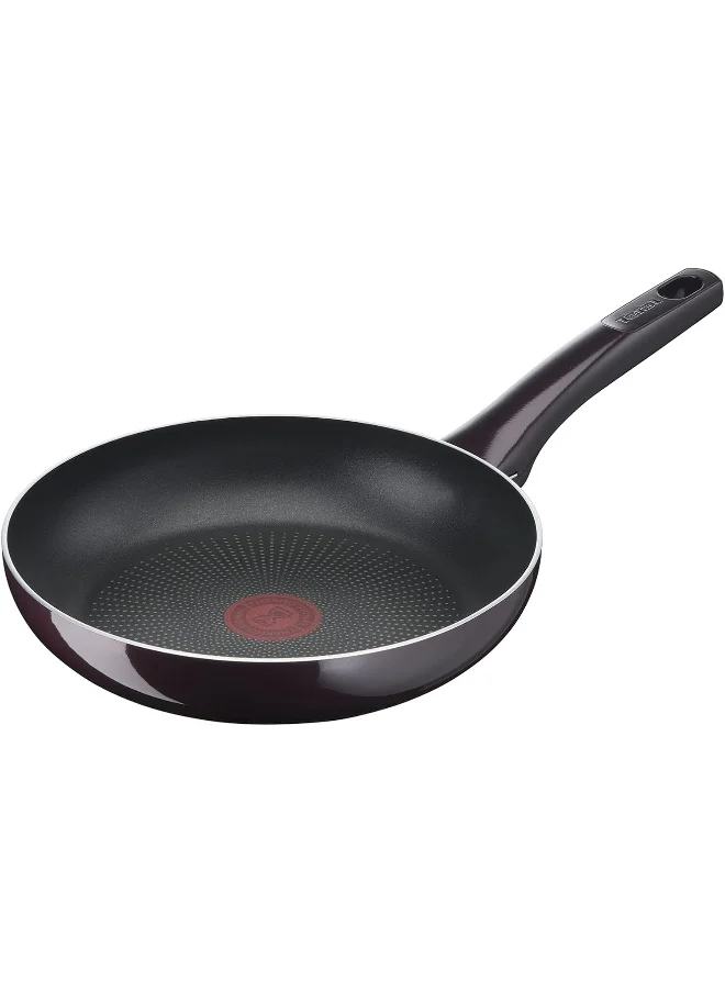 تيفال TEFAL Frying Pan | G6 Resist Intense 24 cm Non-Stick Frypan With Thermo Spot | Burgundy | 2 Years Warranty