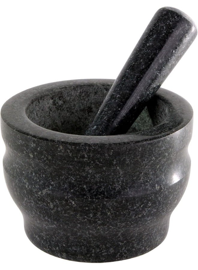 Cole & Mason Granite Mortar & Pestle, 8-Pound, Black - Image 1