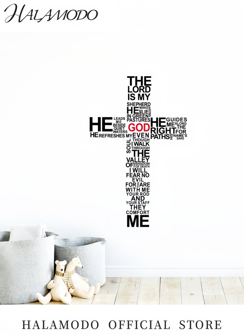 HALAMODO Cross Wall Sticker - Image 4