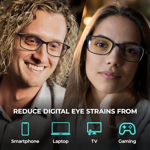 Prospek Blue Light Blocking Glasses for Women & Men ARCTIC, 99% Harmful Blue Light Filter, Anti-Glare Clear Lenses, Non-Prescription Computer Glasses - Image 4