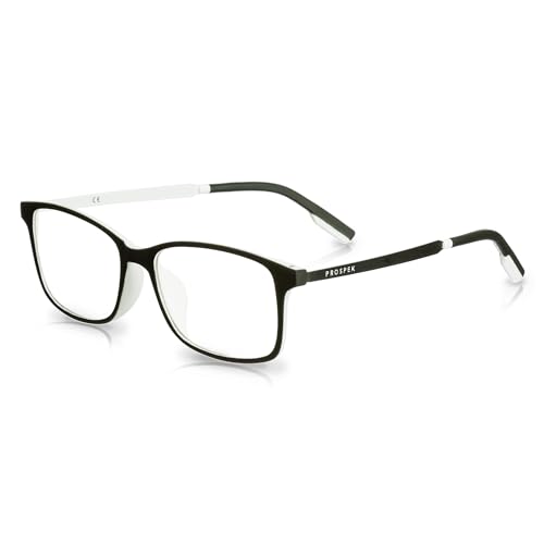 Prospek Blue Light Blocking Glasses for Women & Men ARCTIC, 99% Harmful Blue Light Filter, Anti-Glare Clear Lenses, Non-Prescription Computer Glasses - Image 1
