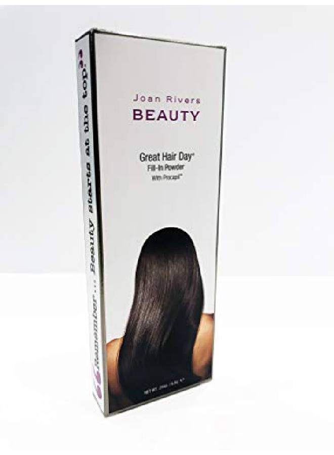 Joan Rivers Beauty Joan Rivers Great Hair Day Fillin Powder Root Cover Up For Thinning Hair Thicker And Fuller Hair (Dark Brunette) - Image 5