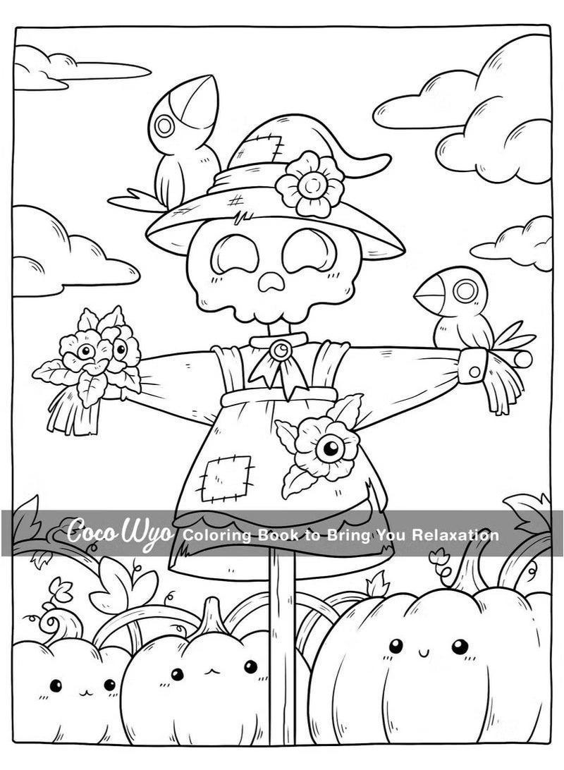 DayWins Creepy Cutie: Coloring Book for Adults and Teens Featuring Goth Kawaii and Spooky Cute Creatures of All Kinds and Many More - Image 5