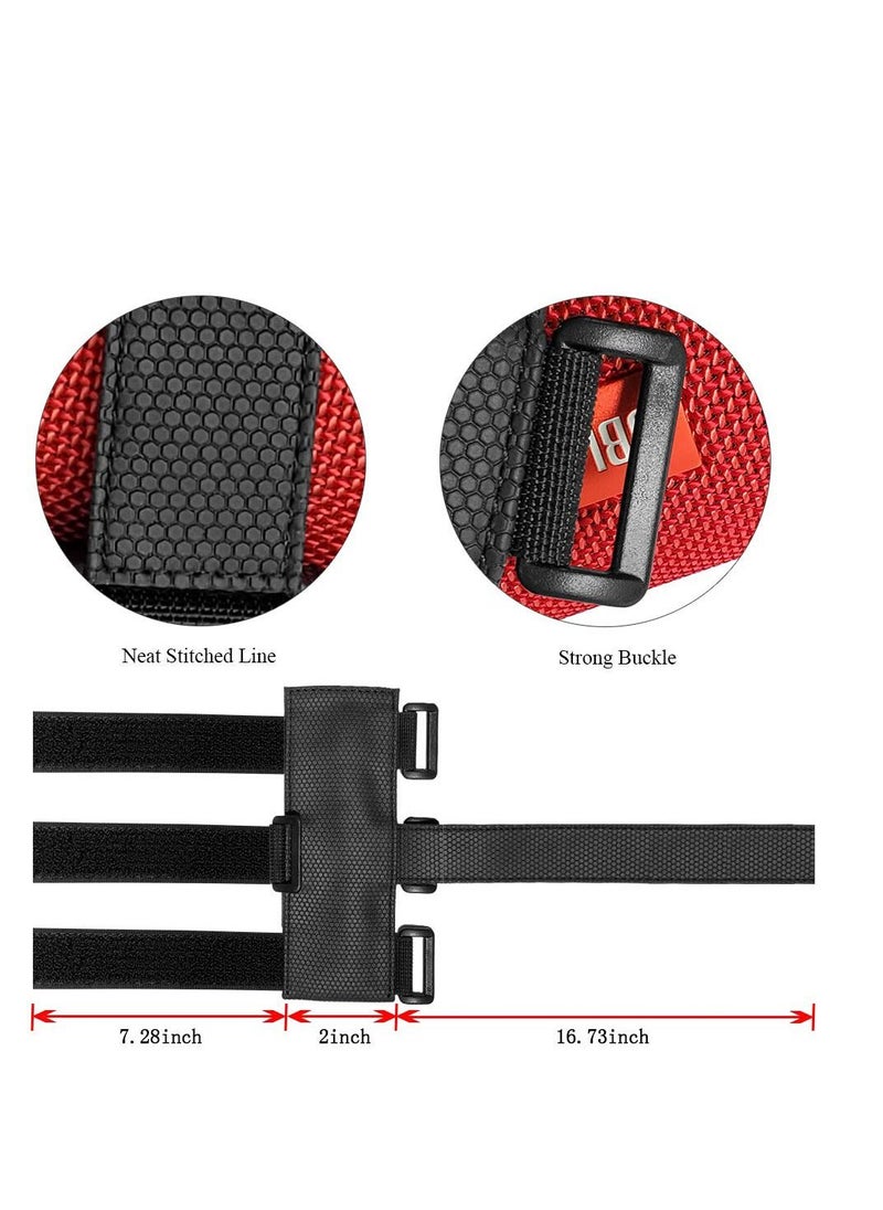 Excefore - Bicycle Bottle Holder No Screws, Double Fix with Removable Velcro for Bottle Cage, Universal Bike Accessories Strap Mount for Water Bottle, Compatible with Mountain Bicycle, Scooter, Golf Cart - Image 1