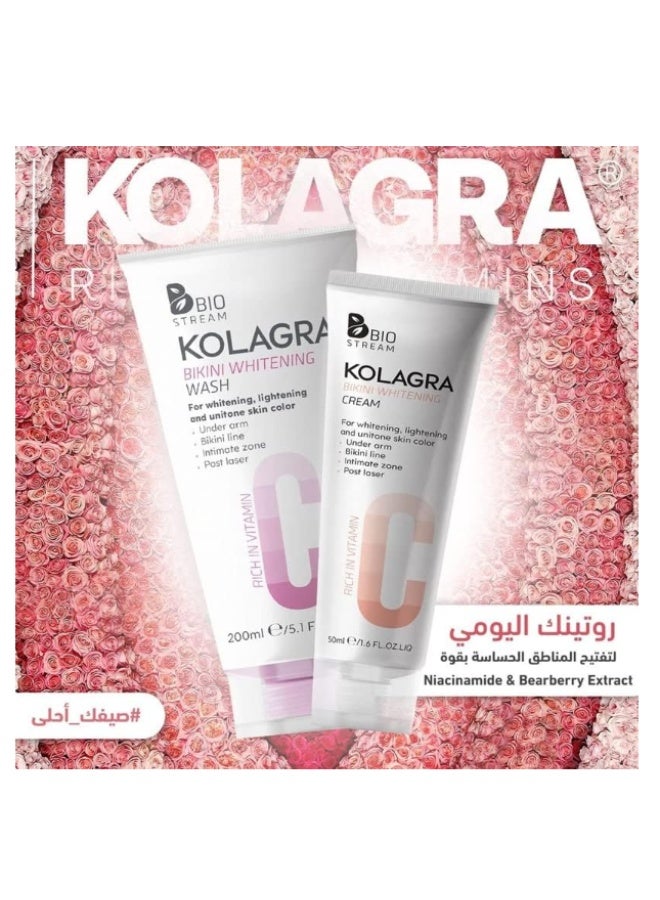 KOLAGRA Bikini Whitening Intimate Wash 200 ml (1+1 Promo Pack) - Image 3