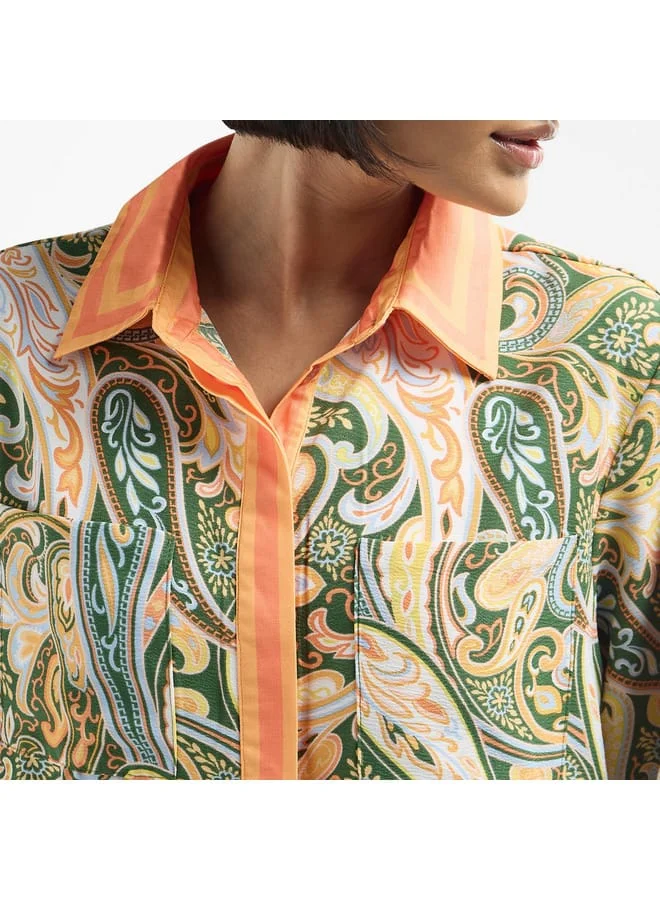 Splash FAV All-Over Print Shirt with Short Sleeves