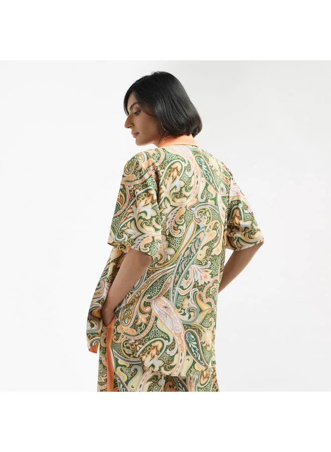 Splash FAV All-Over Print Shirt with Short Sleeves