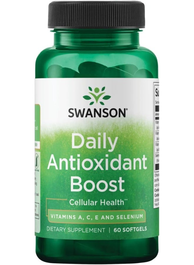 SWANSON Ultra Vit. A, C, & E + Selenium 60 Softgels  - Image 1