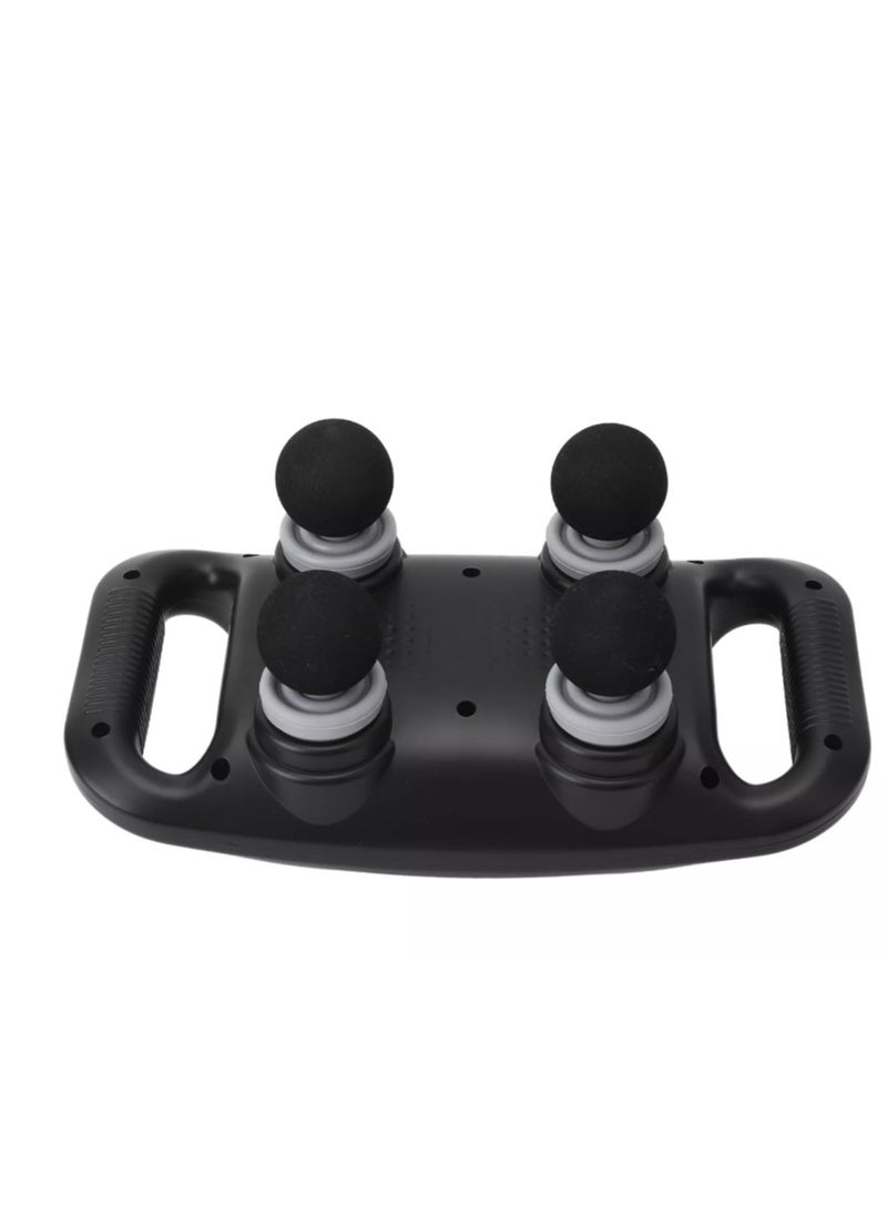 مسدس تدليك بـ4 رؤوس من ثيرابانل، مسدس تدليك الانسجة العميقة مع 4 مستويات كثافة للتدليك، رؤوس وطبق تدليك قابل للاستبدال، اداة تدليك كهربائية للظهر والكتف والرقبة - Image 1