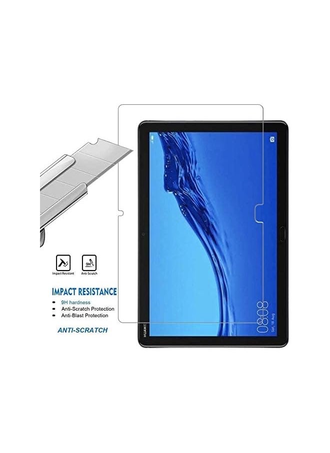 erorex - واقي شاشة Huawei Mediapad M5 Lite مقاس 10.1 بوصة مضاد للخدش ومضاد لبصمات الأصابع وعالي الوضوح من الزجاج المقوى لجهاز Mediapad M5 Lite اللوحي مقاس 10.1 بوصة - Image 1