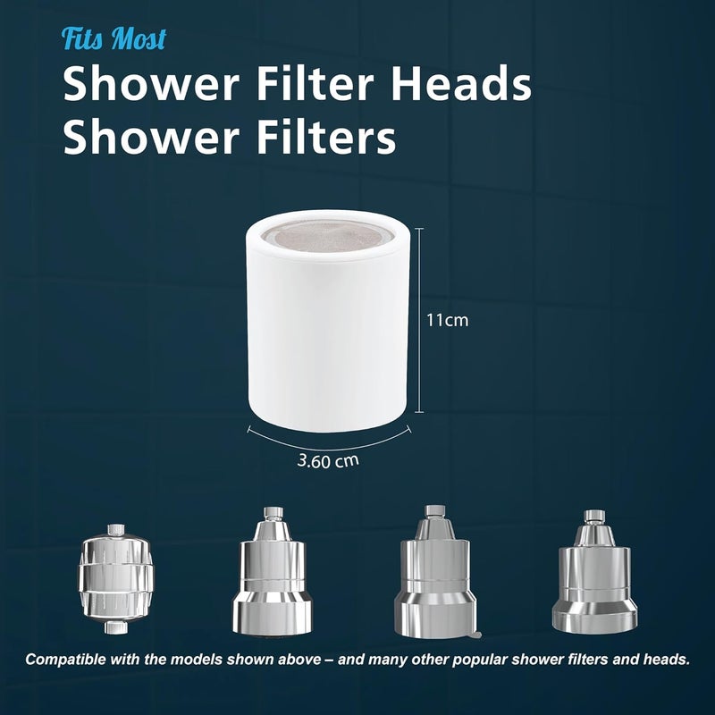 Pexlar Shower Filter Replacement Cartridge – Compatible with Most Standard Shower Filters – Long-Lasting - Image 5