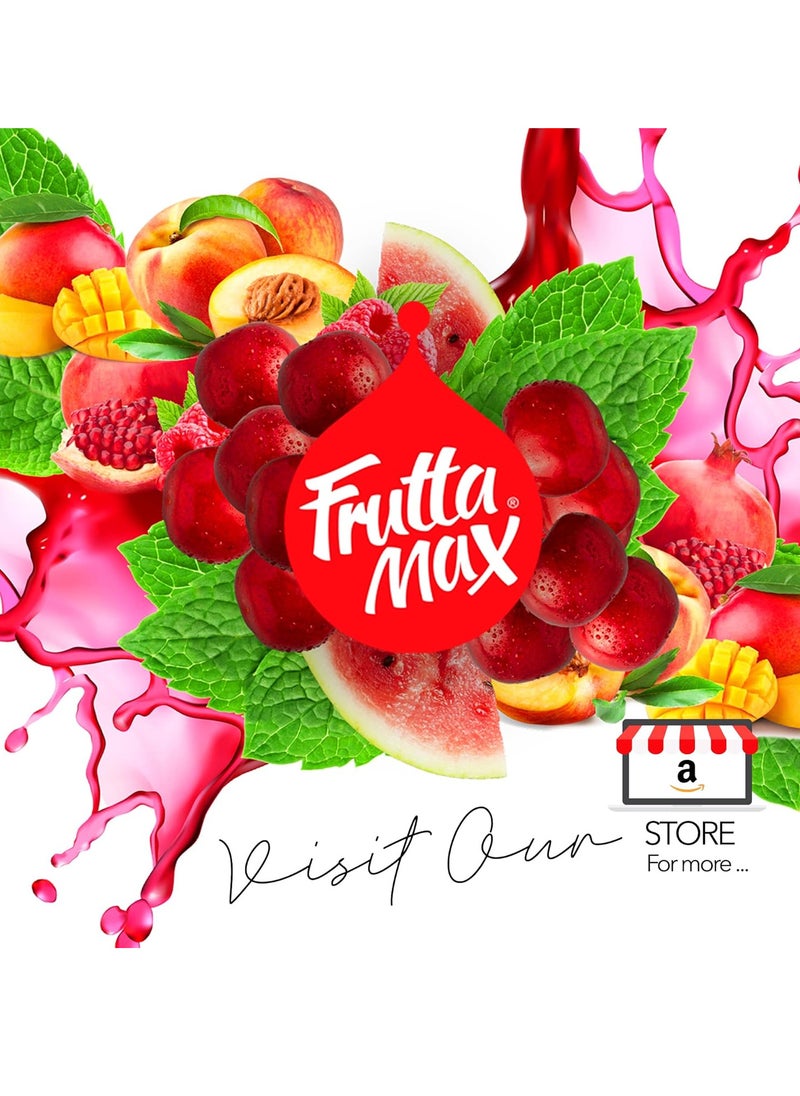 Fruttamax - FruttaMax - Fruit Syrup Concentrate | Less Sugar | with 60% Fruit Content | Suitable for soda Machine 500ml (Peach) - Image 1