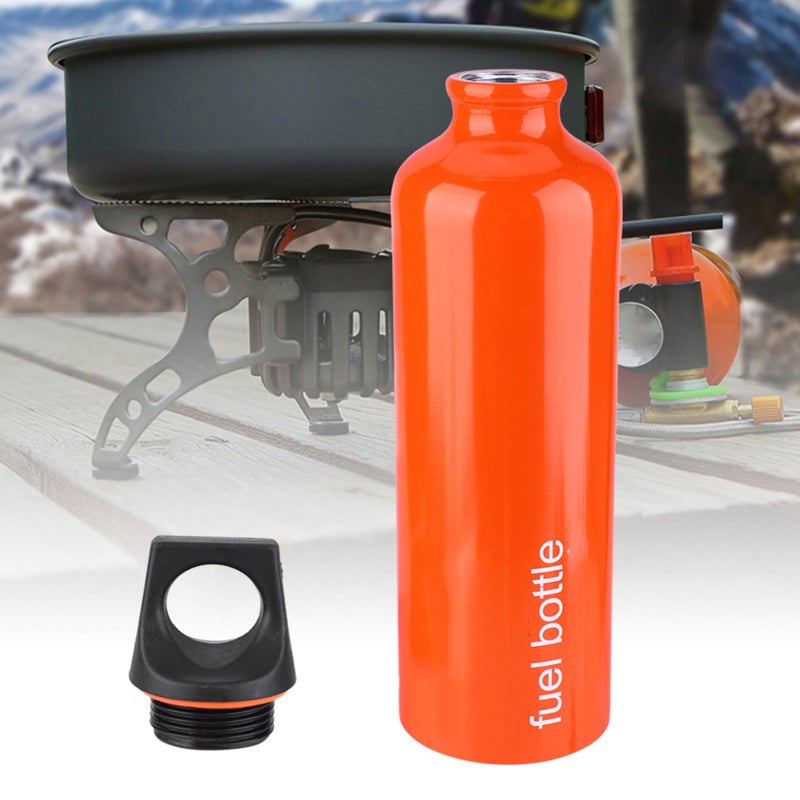 BRS Portable Fuel Bottle: 1000ml Aluminum Alloy - Seamless Leak Proof Fuel Storage Bottle for Camping Hiking Outdoor Cooking - Image 3