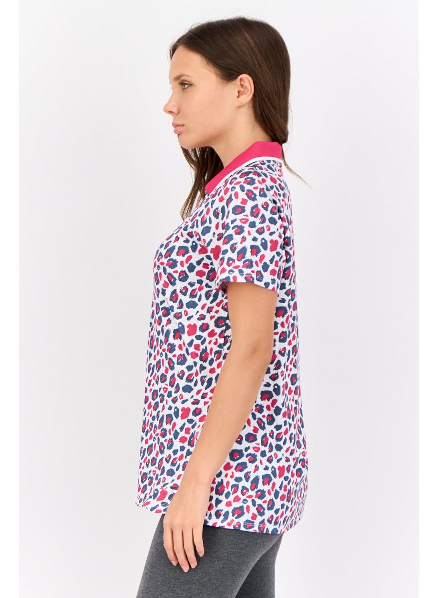 PUMA Women Sportswear Fit Short Sleeve Golf Polo Shirts, Multicolor  - Image 2