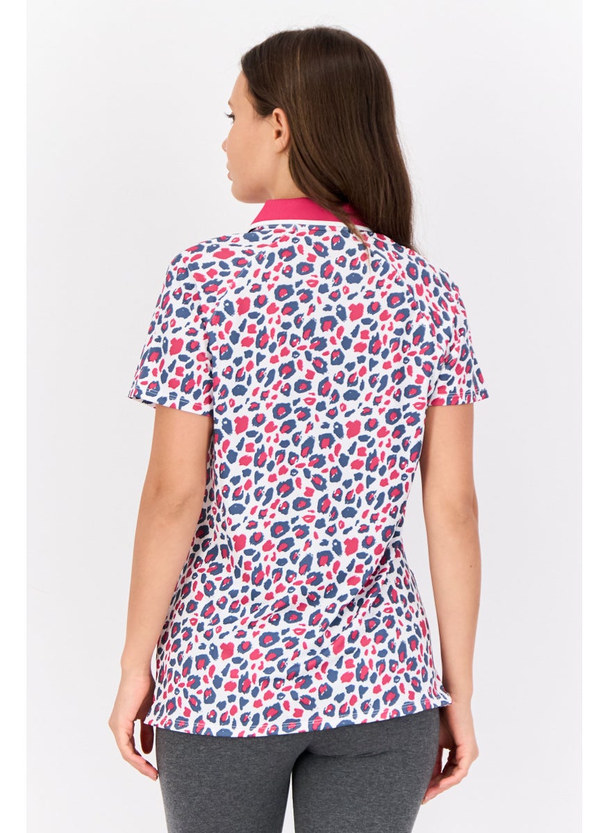 PUMA Women Sportswear Fit Short Sleeve Golf Polo Shirts, Multicolor  - Image 3
