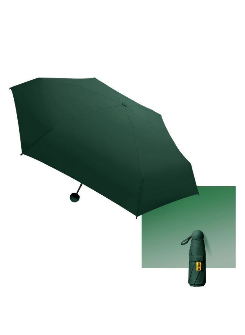 Haidue Small Folding Capsule Sunblock Umbrella, Green - Image 4