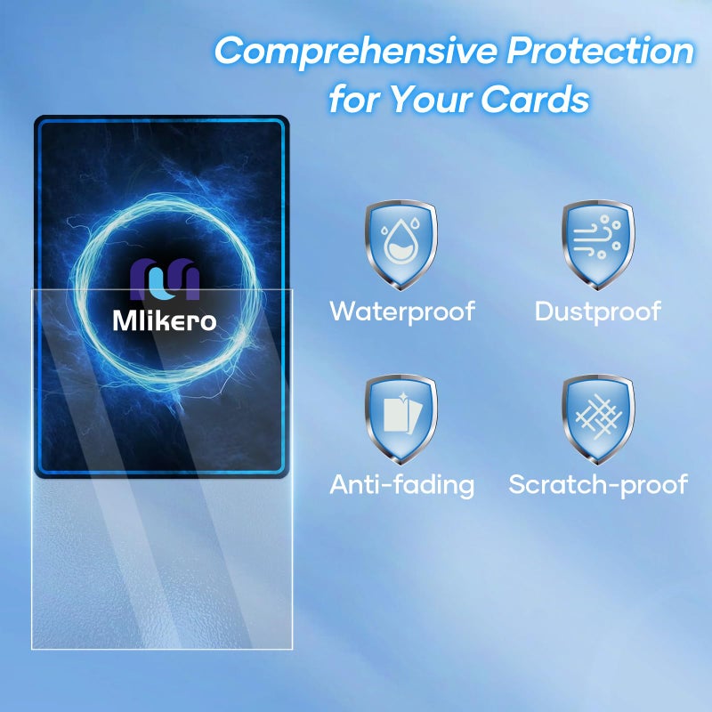 Mlikero 500 Count Card Sleeves â€“ Matte Clear Trading Card Sleeves, Polypropylene (PP), Fit for MTG, TCG, Baseball, Football, and Game Cards (Matte Clear) - Image 3