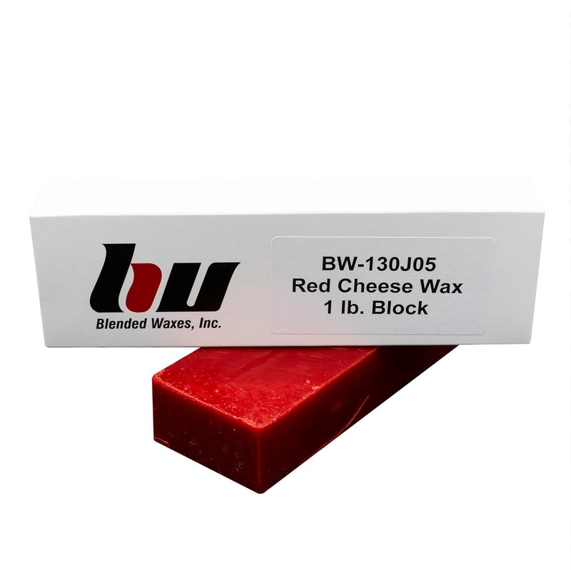 BW Blended Waxes, Inc. Blended Waxes Inc. Cheesemaking Wax Block - Premium Food Grade Wax, Can Be Used For A Variety Of Cheese Types, Red, 1 Block - Image 2