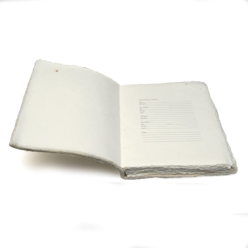 De Kulture Works DeKulture Sketchbook - Premium Felt Soft Cover, Acid-Free Paper (160Page, 125gsm), Deckled Edges - Perfect for Artists of All Levels (White) - Image 5