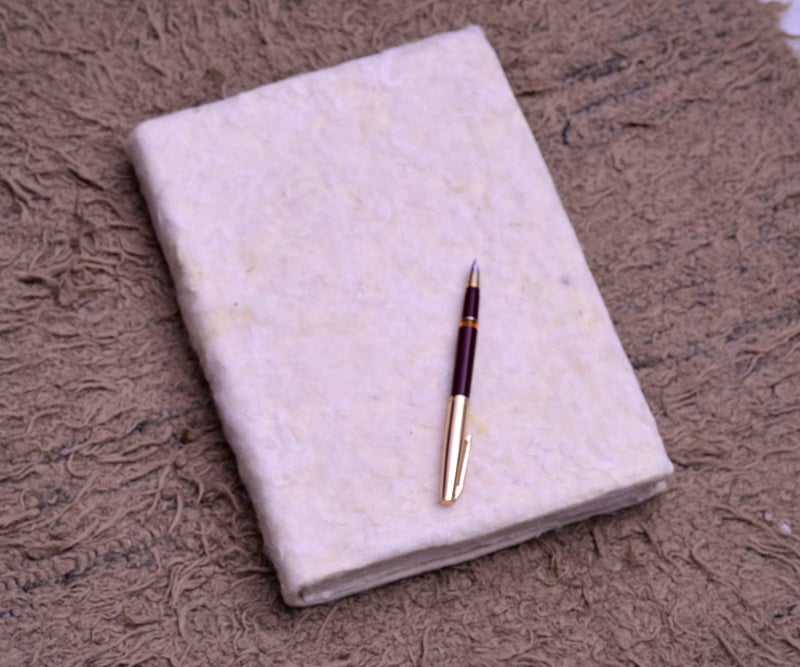 De Kulture Works DeKulture Sketchbook - Premium Felt Soft Cover, Acid-Free Paper (160Page, 125gsm), Deckled Edges - Perfect for Artists of All Levels (White) - Image 3