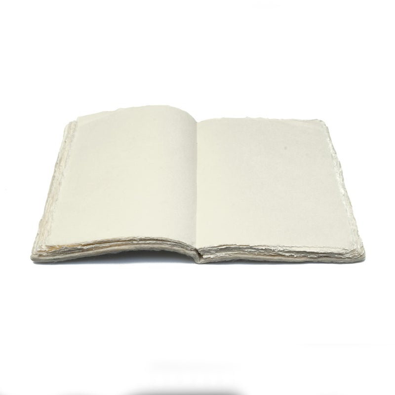 De Kulture Works DeKulture Sketchbook - Premium Felt Soft Cover, Acid-Free Paper (160Page, 125gsm), Deckled Edges - Perfect for Artists of All Levels (White) - Image 4