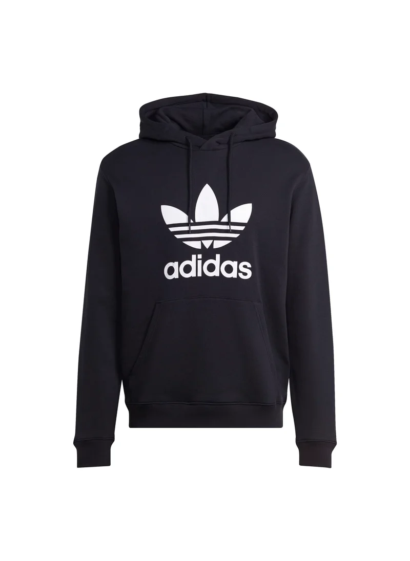 Adidas adidas TREFOIL HOODY Black Originals Men SWEATSHIRTS