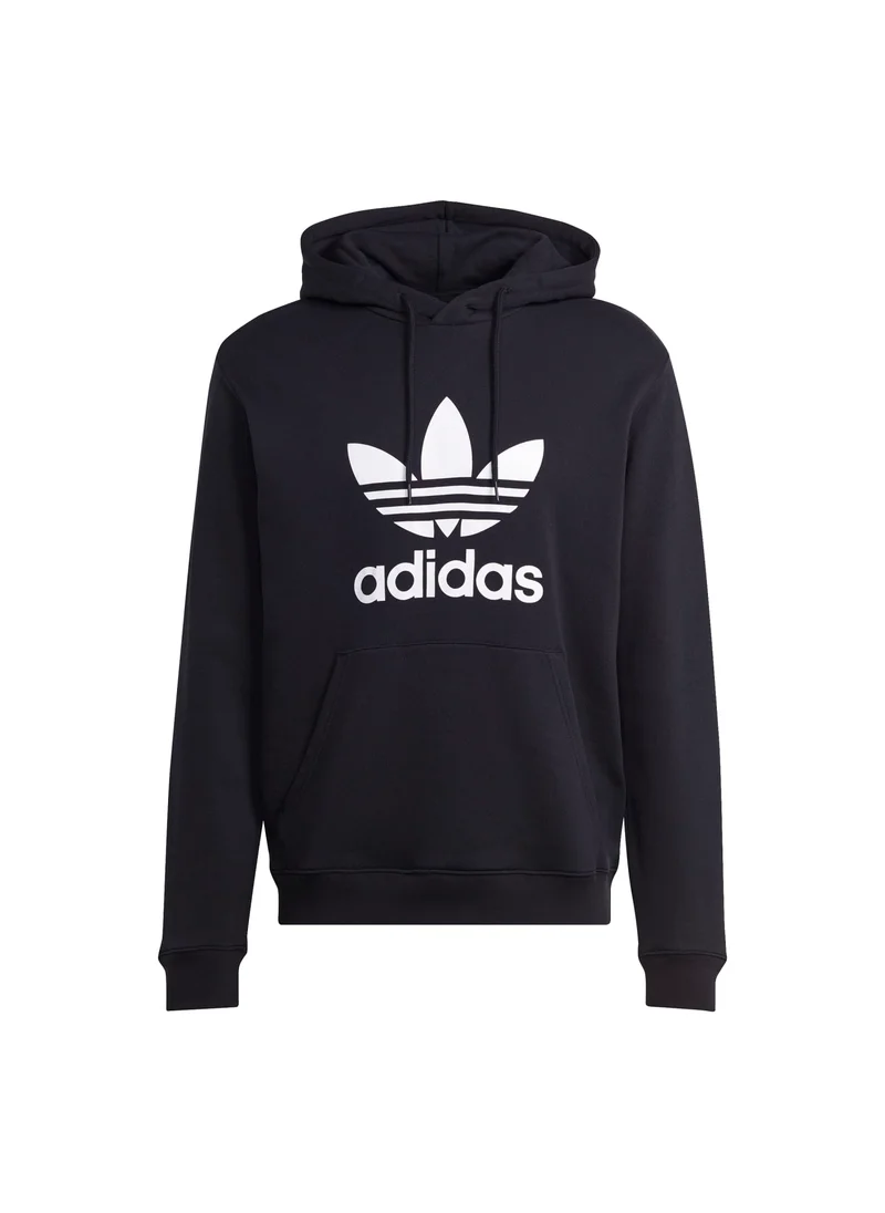 Adidas adidas TREFOIL HOODY Black Originals Men SWEATSHIRTS