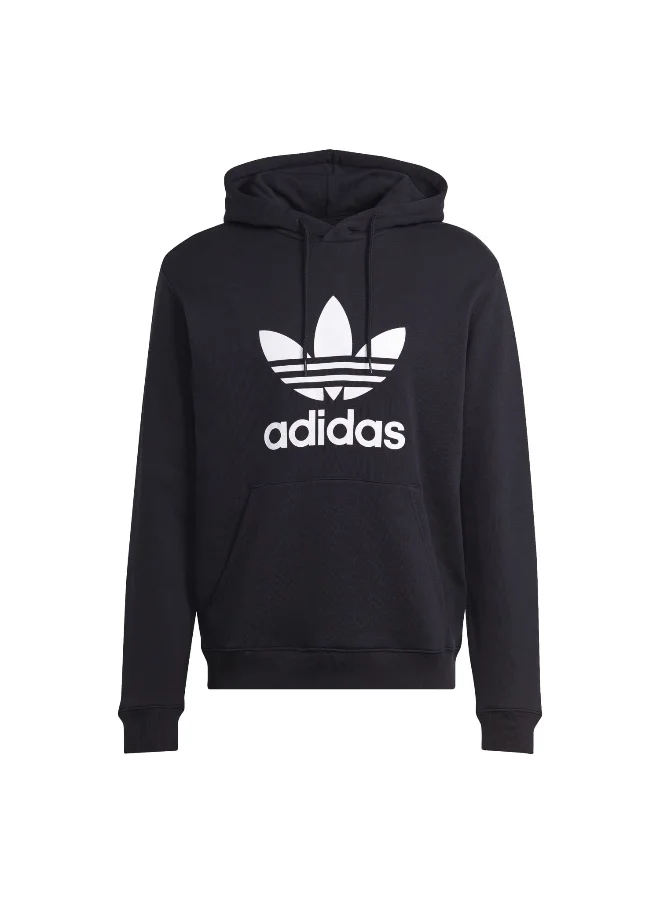 adidas Originals adidas TREFOIL HOODY Black Originals Men SWEATSHIRTS