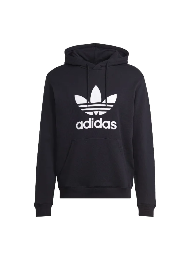 adidas Originals adidas TREFOIL HOODY Black Originals Men SWEATSHIRTS