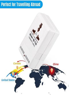 SINGWAY Singway Voltage Power Transformer Converter Adapter - 110V to 220V or From 220V to 110V International Standard 2 Prong (SW-S12-100W)  - Image 2