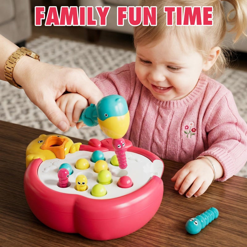 PANITU Magnetic Bird Feeding Game Woodpecker Worm Toy Montessori Fine Motor Skills Toddler Toy Age 2-4 Sensory Toys for Toddlers 3-5 Educational Learning Toys 2 Year Old Boy and Girl Gifts - Image 5