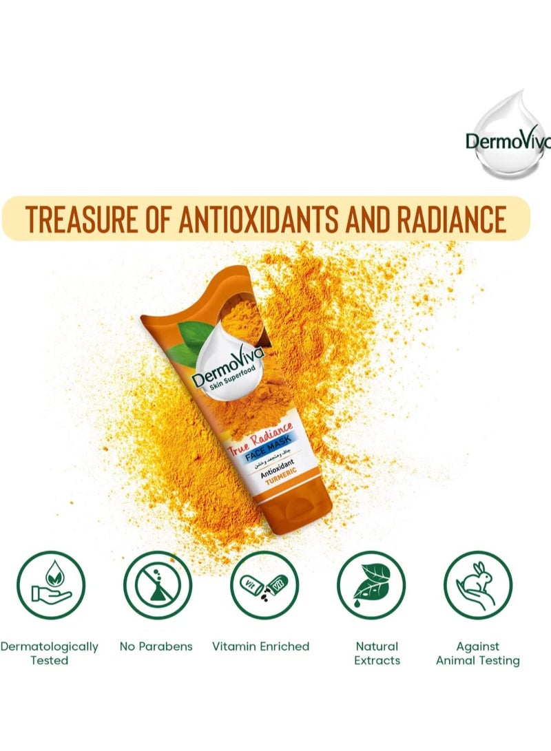 DermoViva True Radiance Turmeric Face Mask - Image 2