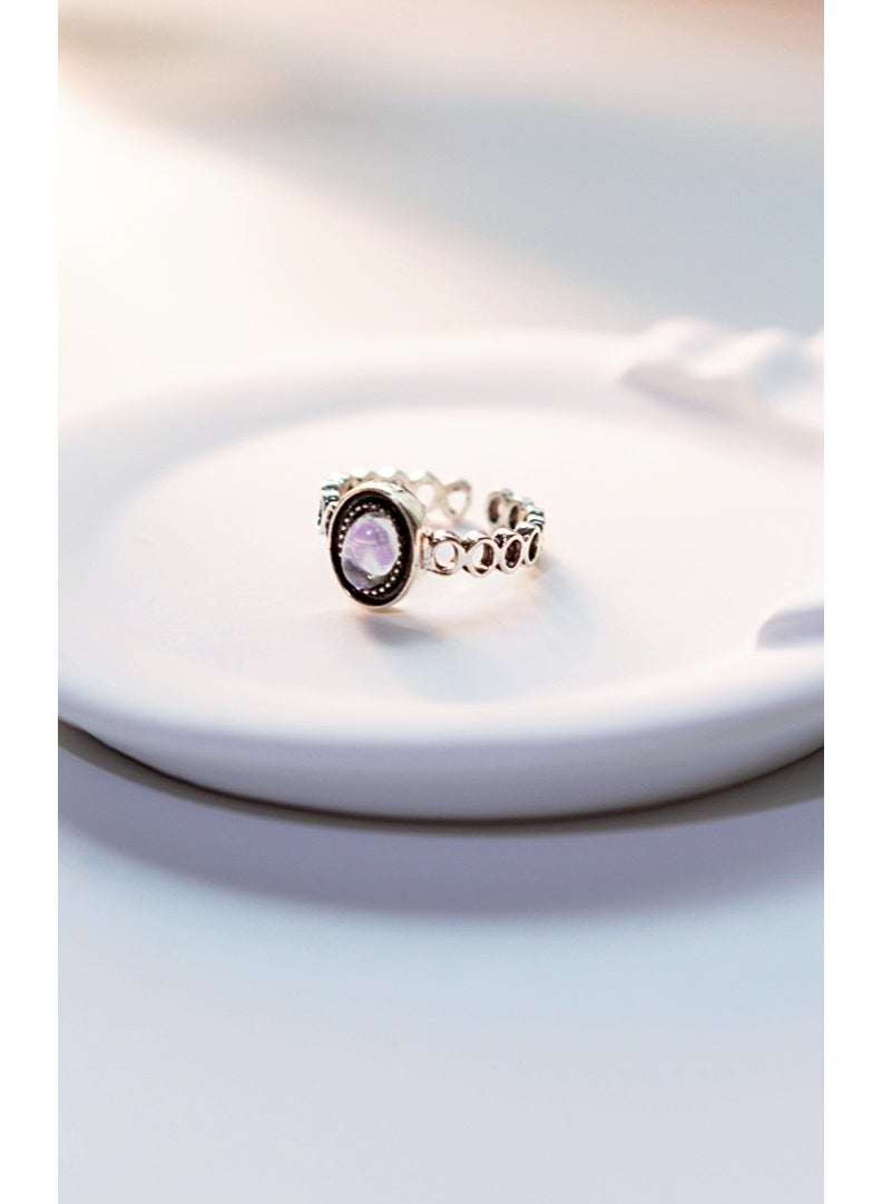 Lavida Stackable vintage personalized rings with adjustable opening, suitable for daily use, dates, parties, and gifts - Image 2