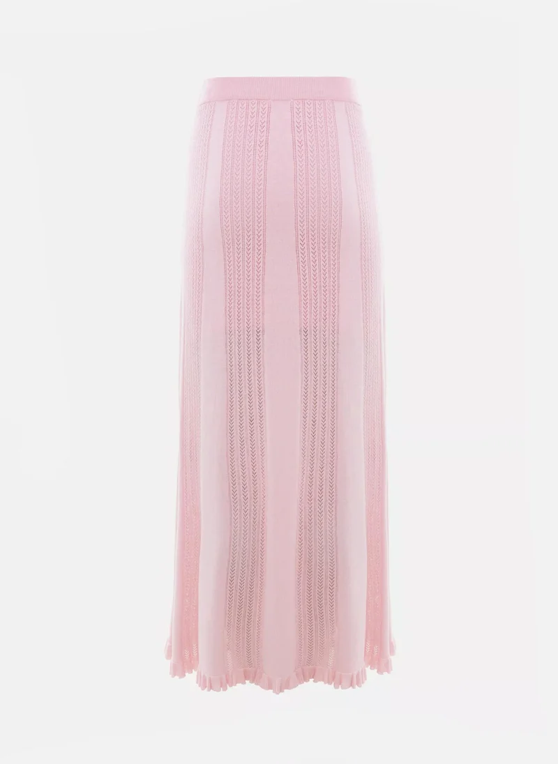 Lichi  Openwork jersey maxi skirt for Women | Best Price UAE