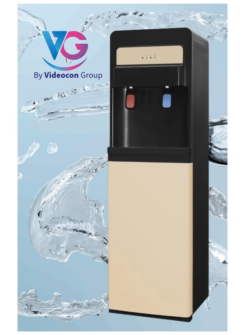 VG Bottom Loading Water Dispenser With Hot and Cold and Compressor Cooling, Cabinet for Storage , Floor Standing, Suitable for Home, Office etc.-VGWD1100  - Image 3