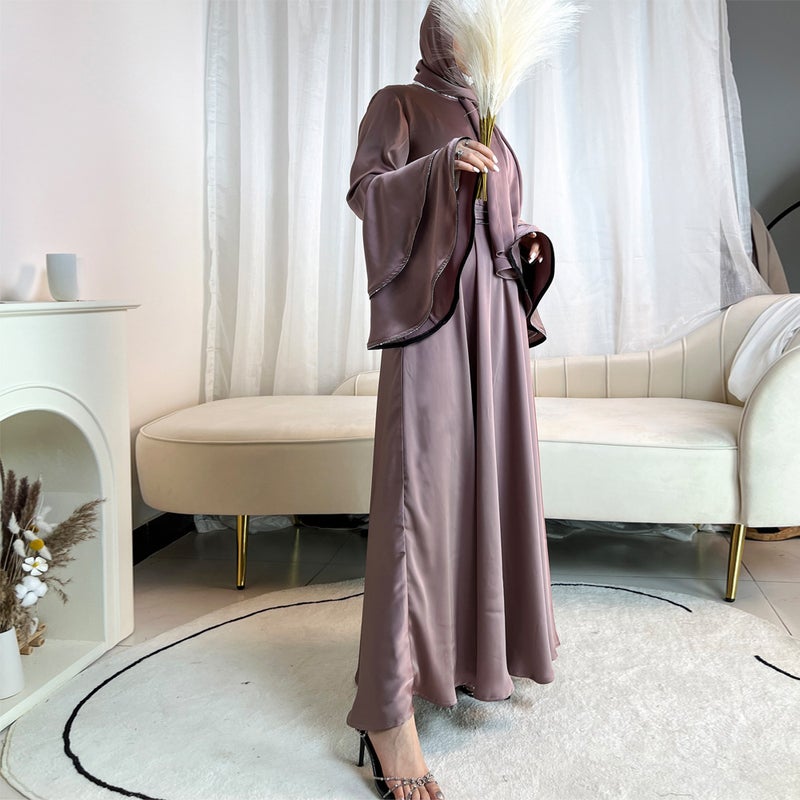 فستان نسائي واسع بأكمام طويلة من جمیل