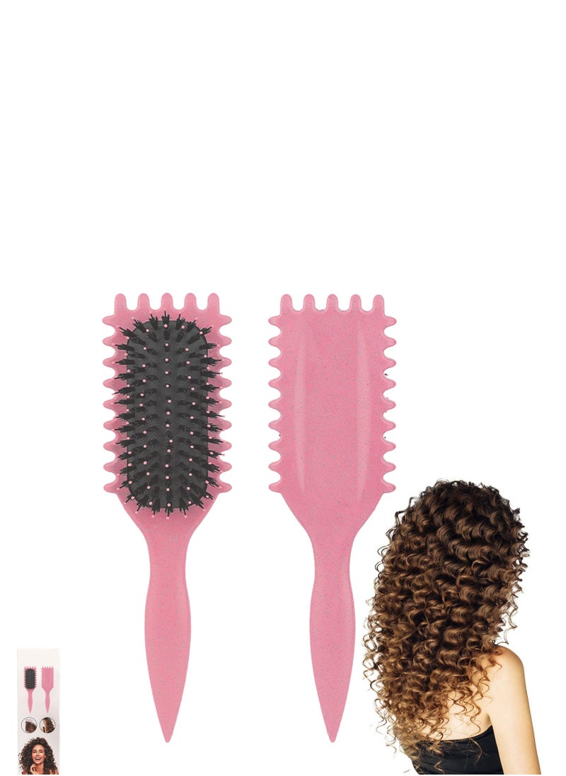 Adando - Adando Curly Hair Brush Curl Define Styling Brush Wet Dry Detangler Hair Brush The Essential Tool For Shaping And Styling Your Curls Detangling for Combing Men and Women Achieve Perfectly Defined Curls - Image 1