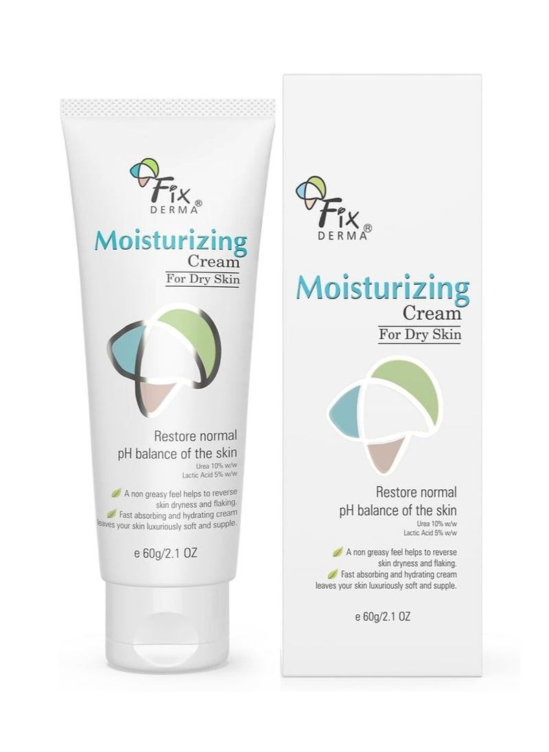 Moisturizing cream, Daily Moisturizer for Dry & chapped skin, Provides Hydration and Moisturization, Non-Comedogenic & Non-Greasy formulation, 60g