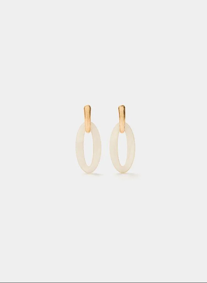 بارفوا أقراط طوقية ممدودة